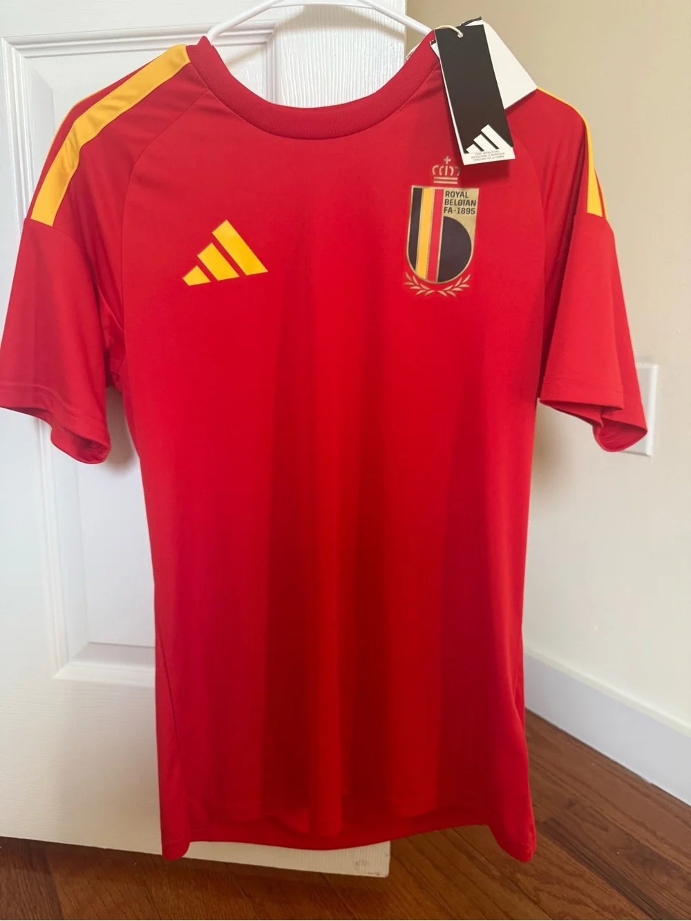 Adidas Belgium 2026 Word Cup Home Fan Jersey - NEW W/ TAGS